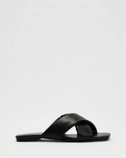 SPURR Desi Comfort Wide Fit Slides Black -Sandals Sales Shop http3A2F2Fstatic.theiconic.com .au2Fp2Fspurr 5519 2958431 3