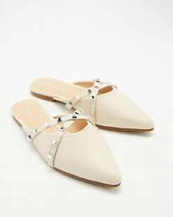 SPURR Kitty Flats Bone Smooth