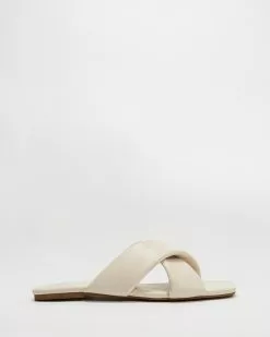 SPURR Desi Comfort Wide Fit Slides Off White -Sandals Sales Shop http3A2F2Fstatic.theiconic.com .au2Fp2Fspurr 5636 4958431 3
