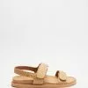 SPURR Jadee Sandals Natural Woven