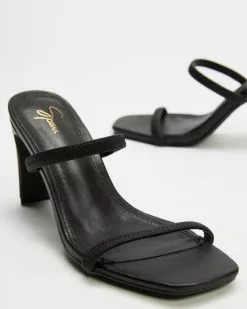 SPURR Faker Heels Black Smooth -Sandals Sales Shop http3A2F2Fstatic.theiconic.com .au2Fp2Fspurr 6037 5060721 4