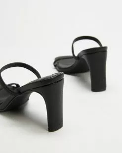 SPURR Faker Heels Black Smooth -Sandals Sales Shop http3A2F2Fstatic.theiconic.com .au2Fp2Fspurr 6037 5060721 5