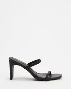 SPURR Faker Heels Black Smooth -Sandals Sales Shop http3A2F2Fstatic.theiconic.com .au2Fp2Fspurr 6107 5060721 2