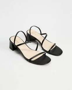 SPURR Kylie Heels Black Smooth