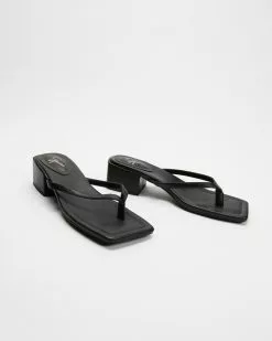 SPURR Aaron Heels Black Smooth -Sandals Sales Shop http3A2F2Fstatic.theiconic.com .au2Fp2Fspurr 6316 3185631 3