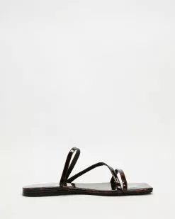 SPURR Ace Comfort Slides Tortoiseshell -Sandals Sales Shop http3A2F2Fstatic.theiconic.com .au2Fp2Fspurr 6580 3385631 3