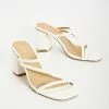 SPURR Benny Heels White Smooth