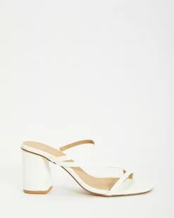 SPURR Benny Heels White Smooth -Sandals Sales Shop http3A2F2Fstatic.theiconic.com .au2Fp2Fspurr 7250 0029621 3