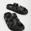 SPURR Jezza Slides Black Smooth