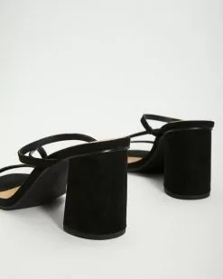 SPURR Benny Heels Black Microsuede -Sandals Sales Shop http3A2F2Fstatic.theiconic.com .au2Fp2Fspurr 7472 9586821 5
