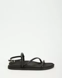 SPURR Jericho Sandals Black Smooth -Sandals Sales Shop http3A2F2Fstatic.theiconic.com .au2Fp2Fspurr 8087 3179721 3