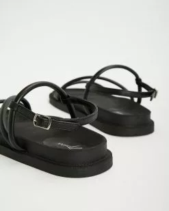 SPURR Jericho Sandals Black Smooth -Sandals Sales Shop http3A2F2Fstatic.theiconic.com .au2Fp2Fspurr 8087 3179721 5