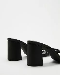 SPURR Tobie Heels Black Smooth -Sandals Sales Shop http3A2F2Fstatic.theiconic.com .au2Fp2Fspurr 8775 9748041 3