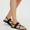SPURR Tilva Sandals Black Smooth