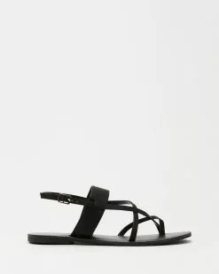 SPURR Tilva Sandals Black Smooth -Sandals Sales Shop http3A2F2Fstatic.theiconic.com .au2Fp2Fspurr 8887 8715231 3