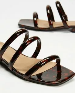 SPURR Damon Slides Tortoiseshell -Sandals Sales Shop http3A2F2Fstatic.theiconic.com .au2Fp2Fspurr 9138 1815231 4