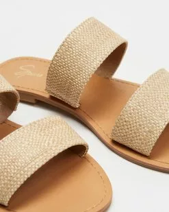 SPURR Tiah Woven Slides Natural Woven -Sandals Sales Shop http3A2F2Fstatic.theiconic.com .au2Fp2Fspurr 9139 6487011 3