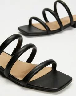 SPURR Damon Slides Black Smooth -Sandals Sales Shop http3A2F2Fstatic.theiconic.com .au2Fp2Fspurr 9176 9715231 4