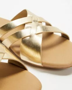 SPURR Allegra Comfort Sandals Gold Smooth -Sandals Sales Shop http3A2F2Fstatic.theiconic.com .au2Fp2Fspurr 9252 7309431 4