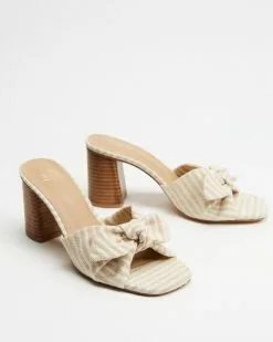 SPURR Benoit Heels Stripe Canvas