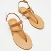 SPURR Taj Sandals Tan Smooth