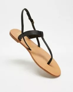 SPURR Taj Sandals Black Smooth -Sandals Sales Shop http3A2F2Fstatic.theiconic.com .au2Fp2Fspurr 9712 5887011 3