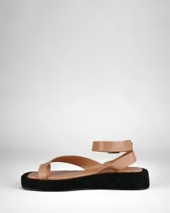 St Sana Zelda Flatforms Tan -Sandals Sales Shop http3A2F2Fstatic.theiconic.com .au2Fp2Fst sana 0147 0643141 3
