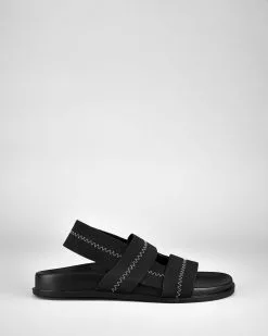 St Sana Kinsley Footbed Black