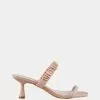 St Sana Lavender Mules Blush