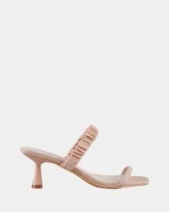 St Sana Lavender Mules Blush