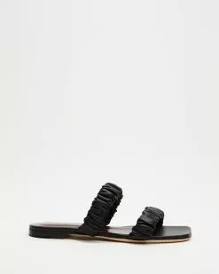 Staud Maya Ruched Sandals Black -Sandals Sales Shop http3A2F2Fstatic.theiconic.com .au2Fp2Fstaud 0993 0894541 3