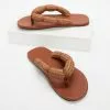 Staud Raffia Sierra Sandals Tan