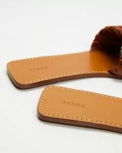 Staud Nina Ruched Sandals Tan -Sandals Sales Shop http3A2F2Fstatic.theiconic.com .au2Fp2Fstaud 1862 2894541 3