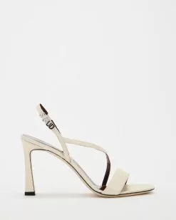 Staud Nadja Heels Cream