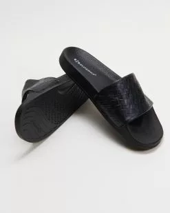 Superga 1908 Woven Leather Slides - Women's Black -Sandals Sales Shop http3A2F2Fstatic.theiconic.com .au2Fp2Fsuperga 7481 6936521 3