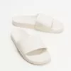 Superga 1908 Woven Slides - Women's White
