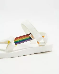 Teva Original Universal Pride - Women's White & Rainbow -Sandals Sales Shop http3A2F2Fstatic.theiconic.com .au2Fp2Fteva 1437 4674141 3