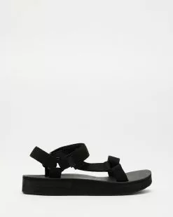 Teva Leather Midform Universal - Women's Black