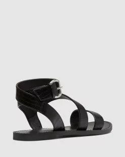 Therapy Rimes Black Croc -Sandals Sales Shop http3A2F2Fstatic.theiconic.com .au2Fp2Ftherapy 1857 0071611 3