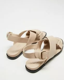 Therapy Sabine Beige Nubuck PU -Sandals Sales Shop http3A2F2Fstatic.theiconic.com .au2Fp2Ftherapy 1957 3633131 4