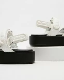 Therapy Alexis White Quilted PU -Sandals Sales Shop http3A2F2Fstatic.theiconic.com .au2Fp2Ftherapy 4385 0633131 4