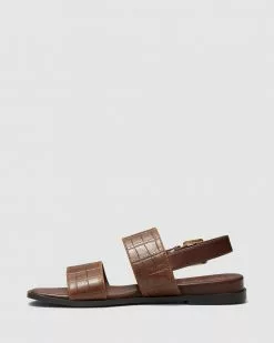 Therapy Sparrow Chocolate Croc -Sandals Sales Shop http3A2F2Fstatic.theiconic.com .au2Fp2Ftherapy 5979 2452911 4