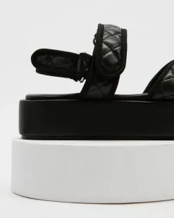 Therapy Alexis Black Quilted PU -Sandals Sales Shop http3A2F2Fstatic.theiconic.com .au2Fp2Ftherapy 6757 9533131 4