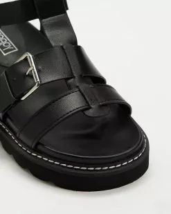 Therapy Ashley Black PU -Sandals Sales Shop http3A2F2Fstatic.theiconic.com .au2Fp2Ftherapy 6774 5533131 4