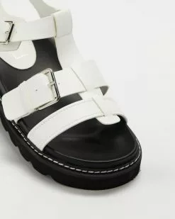 Therapy Ashley White PU -Sandals Sales Shop http3A2F2Fstatic.theiconic.com .au2Fp2Ftherapy 6792 6533131 4