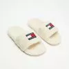 Tommy Hilfiger Tommy Badge Sherpa Slides Smooth Stone