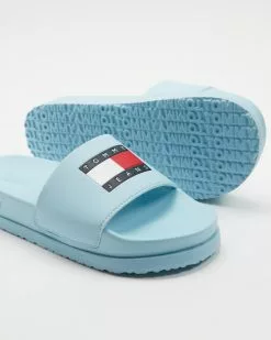Tommy Hilfiger Knit Pool Slides - Women's Rain Dance -Sandals Sales Shop http3A2F2Fstatic.theiconic.com .au2Fp2Ftommy hilfiger 7963 9676921 3