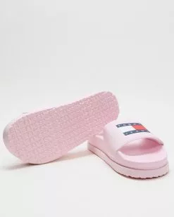 Tommy Hilfiger Knit Pool Slides - Women's Light Pink -Sandals Sales Shop http3A2F2Fstatic.theiconic.com .au2Fp2Ftommy hilfiger 9142 0776921 3
