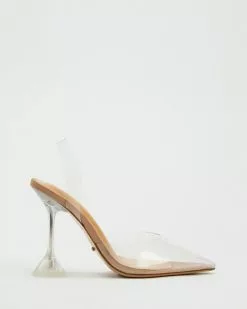 Tony Bianco Lege Clear Vinylite