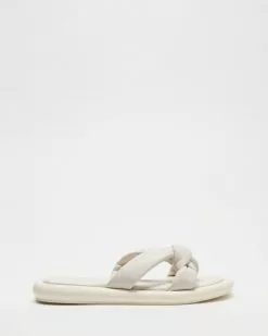 TOPSHOP Pixie Leather Padded Knot Sandals Off White -Sandals Sales Shop http3A2F2Fstatic.theiconic.com .au2Fp2Ftopshop 5531 0424631 3